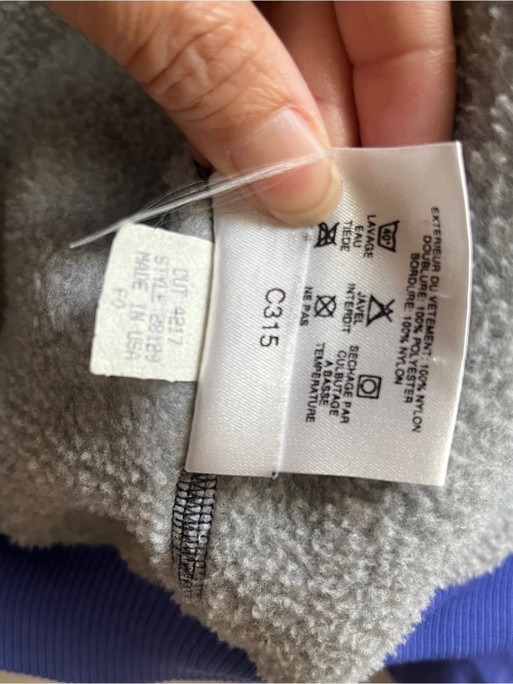 Patagonia Vintage Fleece Lined Bomber Jacket Size S - Picture 11 of 11